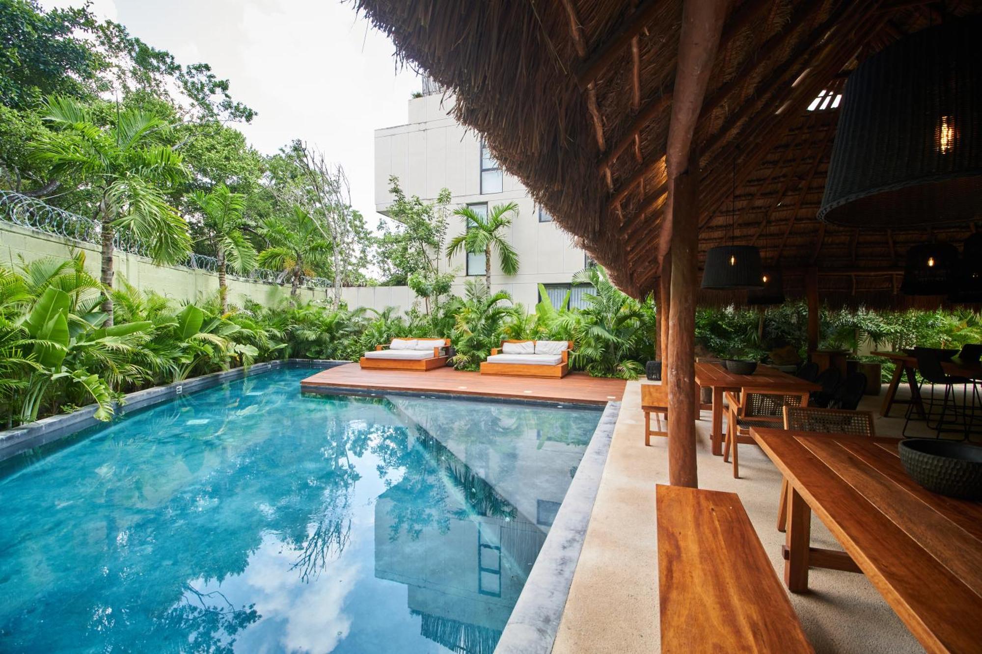 Disfruta De Tulum En Aldea Zama Apartamento Con Piscina Privada Y Seguridad 24 7 Exterior photo